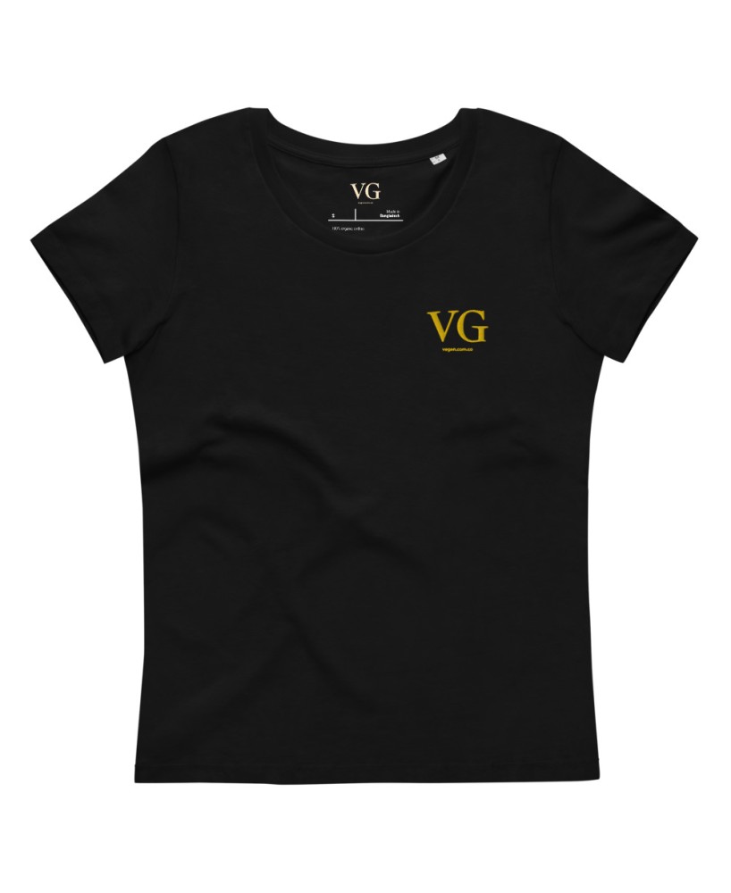 Tailliertes VG Vegan Öko-T-Shirt für Damen