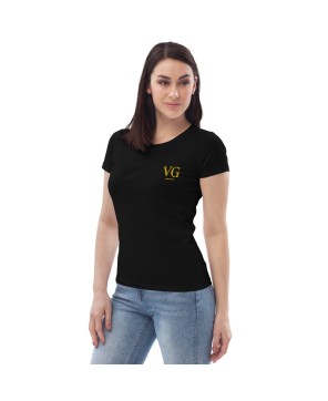 Tailliertes VG Vegan Öko-T-Shirt für Damen