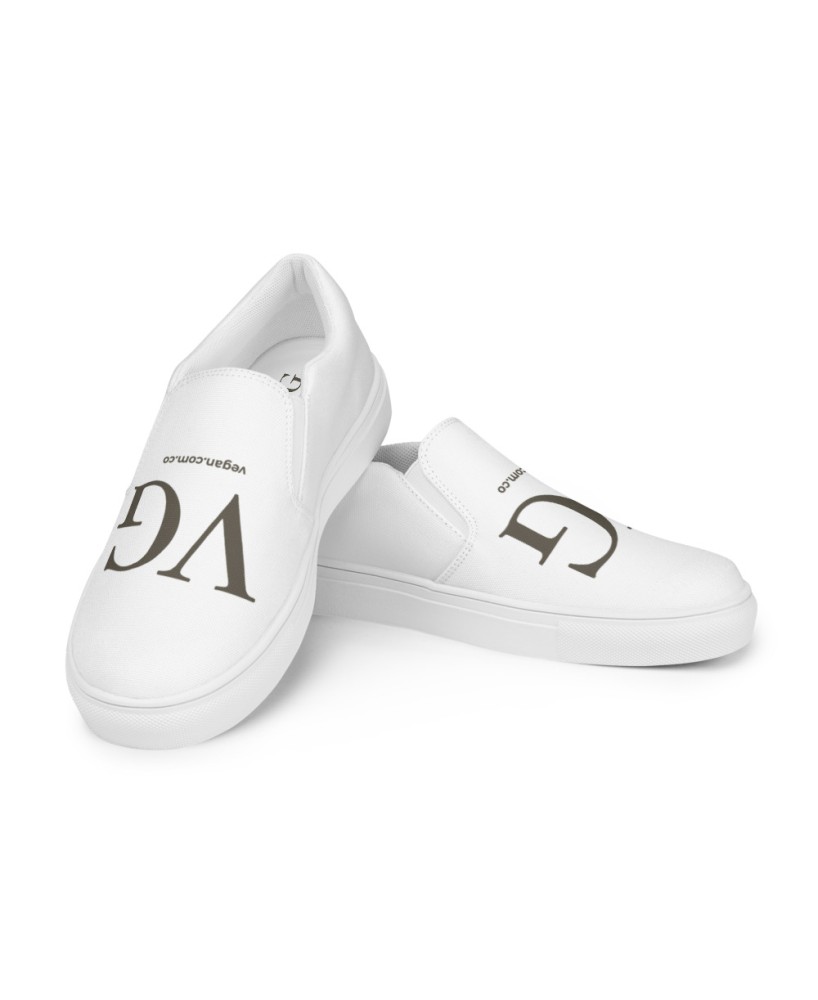 Scarpe slip-on in tela da uomo VG Vegan